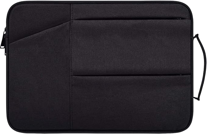 15.6 Inch Laptop Sleeve Compatible with ASUS Vivobook, Dell ASUS HP Acer 15.6 Inch Laptop Case, Black